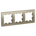 Рамка 3-м AtlasDesign универс. шампань SE ATN000503