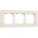 Рамка Werkel Split на 3 поста айвори/белый W0033066 4690389206078