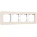 Рамка Werkel Split на 4 поста айвори/белый W0043066 4690389206092