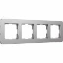 Platinum — коллекция рамок из литого анодированного алюминия. Сатиновая поверхность с шероховатой фактурой и изящные акцентные фаски на гранях создают премиальный дизайн. Гармоничное сочетание рамок Platinum с матовыми, глянцевыми и рифлёными фактурами механизмов из богатой цветовой гаммы Werkel позволяет создавать индивидуальный образ для красивых интерьеров. Все встраиваемые механизмы Werkel комбинируются с любыми рамками Werkel. Насчитывается более 1000 комбинаций разного цвета и фактуры, идеально подходящих под любой интерьер. Рамки приобретаются отдельно. Рамки из матового стекла: Senso - 5 цветов, 1 - 4 поста, код a064572 Рамки из стекла: Elite - 5 цветов, 1 - 4 поста, код a057874 Favorit - 10 цветов, 1 - 5 поста, код a051290 Рамки из стекла зеркальные: Diamant - 3 цвета, 1 - 5 поста, код a051017 Рамки из металла: Platinum – 5 цветов, 1 - 4 поста, код a059210 AluMax – 3 цвета, 1 - 4 поста, код a066329 Рамки из металла/акрила: Baguette – 3 цвета, 1 - 4 поста, код a060239 Рамки из поликарбоната: Split – 2 цвета, 1 - 4 поста, код a067251 Slab – 5 цветов, 1 - 5 поста, код a062793