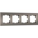 Рамка на 4 поста (бронза софт) Werkel W0042963 (a062816)