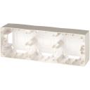 Коробка для накладного монтажа на 3 поста (шампань) ЭРА 12-6103-04