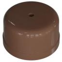 Коробка распределительная пластиковая, цвет - какао. Серия "Усадьба"