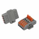 NO-225-455 Клемма ЭРА NO-225-455 проходная с монтажной площадкой 222-2414Р с рычагами 4 полюса 0.08-2.5/4 мм2 упаковка 1 шт, цена за 1 шт