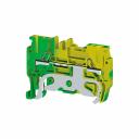 Быстрозажимной пружинный клеммник Klemsan Push in, 1,5 мм.кв., земля; PYK1,5MT 100 шт. 0.0.0.3.336440