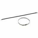 NO-225-245 Кабельная стяжка (хомут) стальная AISI 304 ЭРА NO-225-245 4.6 x 100 мм 10 шт, цена за 1 шт