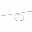 Стяжка кабельная ЭРА 150х4,6 мм нержавеющая сталь серая (10 шт.) (NO-225-246)