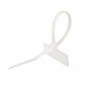 NO-225-320 Кабельные стяжки ЭРА NO-225-320 (хомут) нейлоновая 2.5 х 200 мм белая с площадкой для маркировки 25 х 15 мм (50 штук), цена за 1 шт