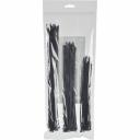 Хомут кабельный с самоблокирующимся замком товарного знака IEK предназначен для бандажирования в пучок, крепления проводов или кабелей при проведении электромонтажных и строительных работ.