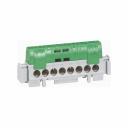 Клеммная колодка Legrand IP 2X земля 2x6-25мм2 32x1,5-16мм2 длина 276 мм 004838