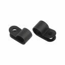 Скоба под винт 9мм, черная (50 шт/уп) REXANT, цена за 1 упак