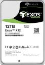 Накопитель Жесткий диск HDD 12 TB 3.5" Seagate ST12000NM0027 Exos X12 12 TB Скорость чтения 261МБайт/с Скорость записи 249МБайт/с SATA III 7200об/мин