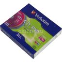 Оптический диск CD-RW Verbatim 700МБ 12x, 5шт., slim case, разноцветные [43167]