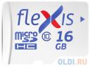 Карта памяти microSDHC 16Gb Flexis FMSD016GU1A