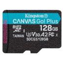 Карта памяти Kingston microSDXC 128 ГБ Class 10, V30, A2, UHS-I U3, R/W 170/90 МБ/с, RU, 1 шт., черный
