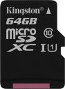 Карта памяти Kingston Canvas Select microSDXC 64GB + адаптер