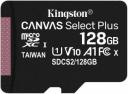 Карта памяти microSDXC UHS-I U1 KINGSTON Canvas Select Plus на 128 ГБ