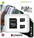 Карта памяти Kingston 2x32GB SDCS2/32GB-2P1A