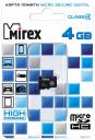 Карта памяти Mirex Micro SDHC 13612-MCROSD04 4GB