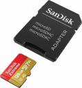 Карта памяти microSDHC UHS-I U3 SANDISK Extreme на 128 ГБ с переходником SD