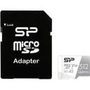 Карта памяти microSDXC UHS-I U3 Silicon Power Superior 512 ГБ, 100 МБ/с, Class 10, SP512GBSTXDA2V20SP, 1 шт., переходник SD