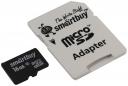 Карта памяти MicroSD 16GB Smart Buy Class 10 UHS-I +SD адаптер