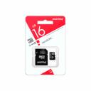 Карта памяти SmartBuy Micro SDHC 16Гб (SB16GBSDCL10-01_С)