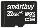 Карта памяти Micro SDHC 32GB Smartbuy Class 4 (без адаптера)