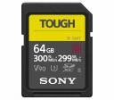 Карта памяти Sony SDXC 64GB Tough UHS-II (SF-G64T), чтение 300, запись 299 МБ/с