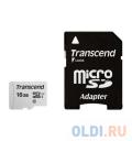 Карта памяти MicroSDHC 16Gb Transcend S300 Class10 UHS-1, U1+ адаптер [TS16GUSD300S-A]