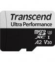 Карта памяти Transcend micro SDXC 256Gb 340S UHS-I U3 V30 A2 + ADP (160/125 Mb/s)