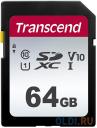 Карта памяти SDXC 64GB Transcend UHS-I U3 SD card (TS64GSDC300S)