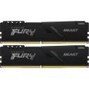 Оперативная память Kingston Fury Beast Black KF432C16BB1K2/32WP DDR4 - 2x 16ГБ 3200МГц, DIMM, Ret