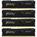 Оперативная память Kingston FURY Beast 128 ГБ (32 ГБ x 4 шт.) DDR4 3200 МГц DIMM CL16 (KF432C16BBK4/128)