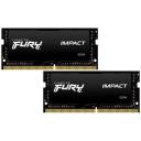Оперативная память Kingston FURY Impact 16 ГБ (8 ГБ x 2 шт.) DDR4 3200 МГц SODIMM CL20 черный KF432S20IBK2/16