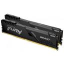 Оперативная память Kingston FURY Beast 16 ГБ (8 ГБ x 2 шт.) DDR4 3600 МГц DIMM CL17 черный KF436C17BBK2/16