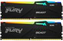 Модуль памяти Kingston Fury Beast Black DDR5 16ГБ (2x 8ГБ) 6000МГц, DIMM (KF560C30BBAK2-16) Ret