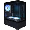 Компьютерный корпус Корпус 1STPLAYER MIKU Mi2-A (Mi2-A-BK-2F1R-1F1) черный