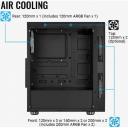 Компьютерный корпус Aerocool Python-G-BK-v1 черный без БП ATX 1x120mm 2x200mm 2xUSB2.0 1xUSB3.0 audio bott PSU