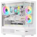 Корпус ATX Formula Crystal Z8 Cosmic, Midi-Tower, без БП, белый [crystal z8 cos w]