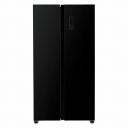 Холодильник KRAFT KF-MS5701BI, инверторный, No Frost, черное стекло