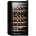 Винный шкаф Zugel ZCWF281DB черный
