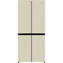 Холодильник комбинированный Cross Door ZUGEL ZRCD430С - это современное и функциональное решение для хранения продуктов и напитков. Холодильник имеет 4 двери, что позволяет удобно разместить габаритные кастрюли и контейнеры. Прочные полки из закаленного стекла можно регулировать по высоте, а ящики в холодильной камере предназначены для хранения овощей и фруктов. Система охлаждения No Frost обеспечивает быстрое охлаждение продуктов и поддерживает оптимальную температуру для хранения. Многопоточная система охлаждения поддерживает оптимальную температуру на каждой полке, поэтому продукты дольше остаются свежими. Инверторный компрессор обеспечивает практически бесшумную работу с минимальным энергопотреблением. Холодильник имеет LED – освещение в обеих камерах и сенсорное управление с фантомным дисплеем, на котором отображается температура и режимы работы. Мембранная технология улучшает условия хранения овощей и фруктов, поддерживая уровень влажности в ящиках до 90%. Режим "Отпуск" позволяет сэкономить электроэнергию за счет редкого включения инверторного компрессора в период долгого отсутствия членов семьи. Особенности и преимущества: 4 двери; инверторный компрессор; No Frost; фантомный дисплей с сенсорным управлением. Холодильник ZUGEL ZRCD430 - это высококлассное устройство, которое сочетает в себе техническое совершенство, удобство хранения и современный дизайн.