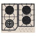 Газовая варочная панель GEFEST ПВГ 2232-01, цвет панели кремовый, цвет рамки бежевый