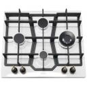 Газовая варочная панель Korting HG 631 CTRI 59 см, 4 конфорки, белый