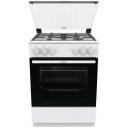 Комбинированная плита Gorenje GK6A20WF 60 см, 65 л, 4 конфорки, белый