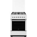 Плита NORDFROST GG 6062 W, газовая, 4 конфорки, 64 л, газовая духовка, белая