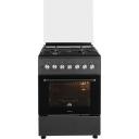 Плита NORDFROST GG 6064 Gd, газовая, 4 конфорки, 63 л, газовая духовка, серая