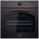 Газовый духовой шкаф Korting OGG 741 CRN 59 см, 67 л гриль конвекция, черный