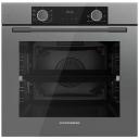 Электрический духовой шкаф Kuppersberg HF 608 GR 59 см, 80 л конвекция, графит